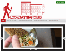 Tablet Screenshot of localtastingtours.com